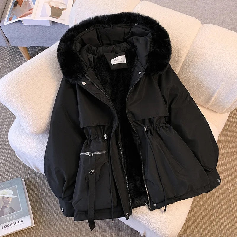 Elmont | Wool-Lined Waterproof Jacket with Faux Fur Collar