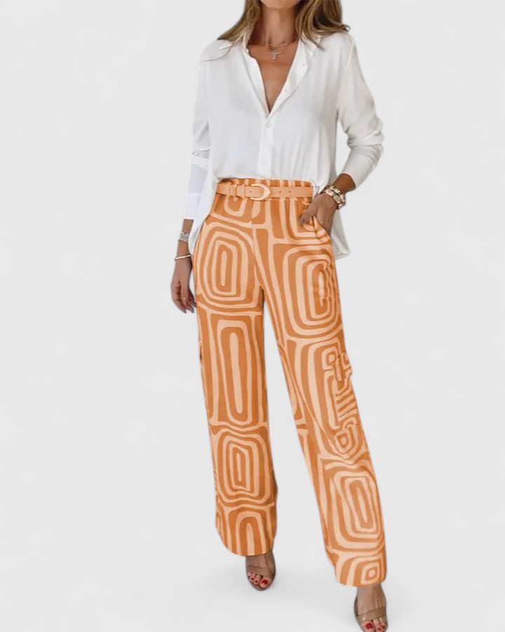 M&H | Geometric Print Two-Piece Set