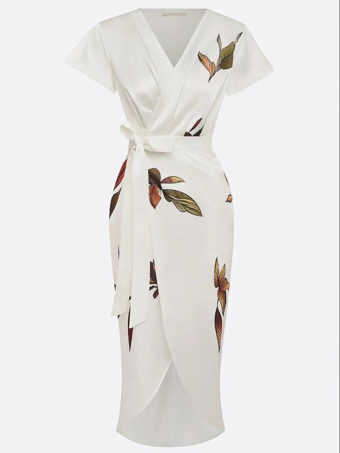 M&H | Satin Midi Dress