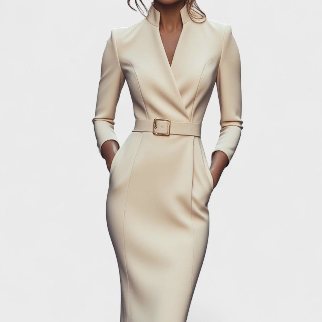 M&H | Belted Midi Dress