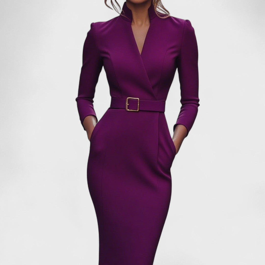 M&H | Belted Midi Dress