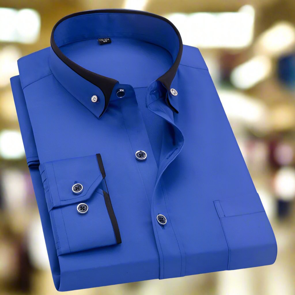 Elmont | Classic Long-Sleeve Cotton Shirt
