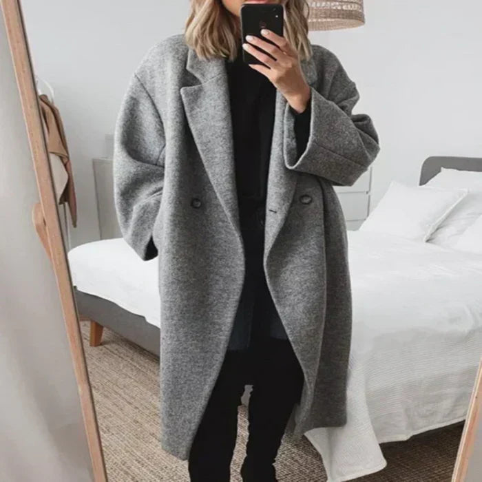 Elmont | Oversized Wool Blend Coat