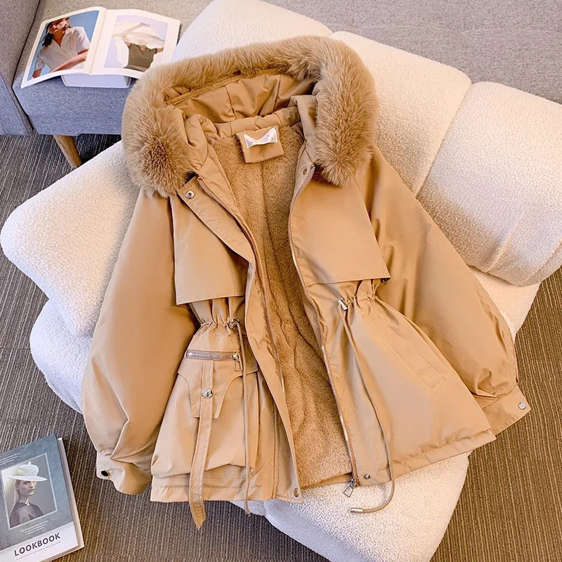 Elmont | Wool-Lined Waterproof Jacket with Faux Fur Collar