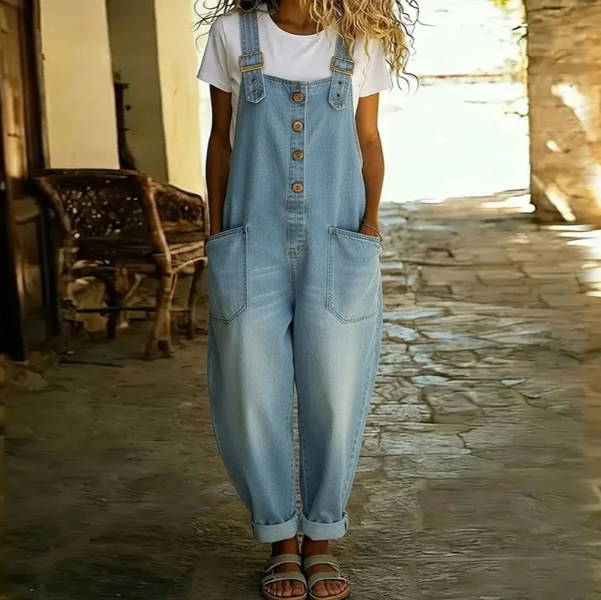 M&H | Denim-Look Overalls