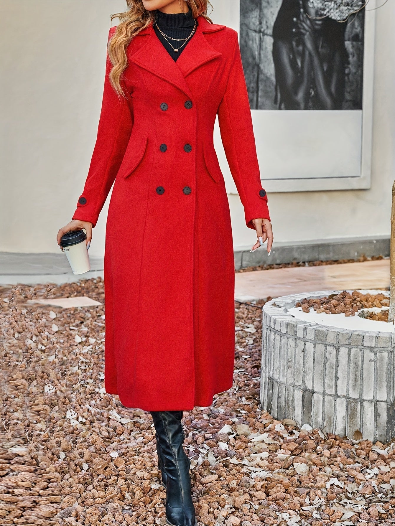 Elmont | Double-Breasted Longline Coat