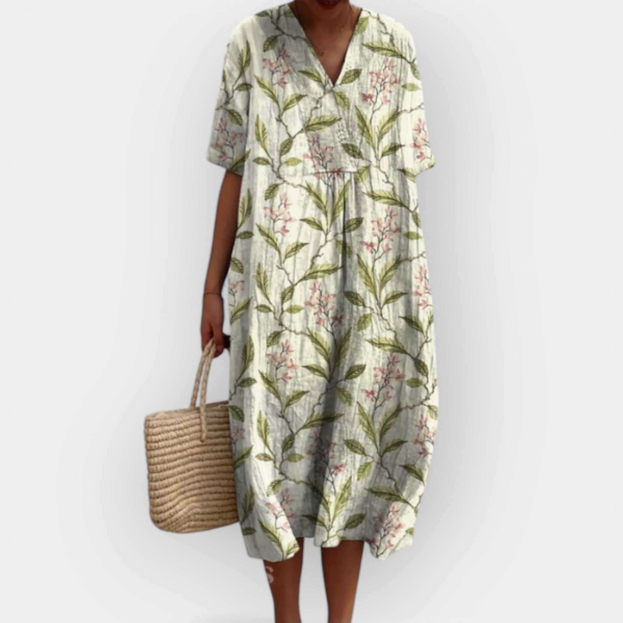 Monica | Floral Breathable Cotton Sundress