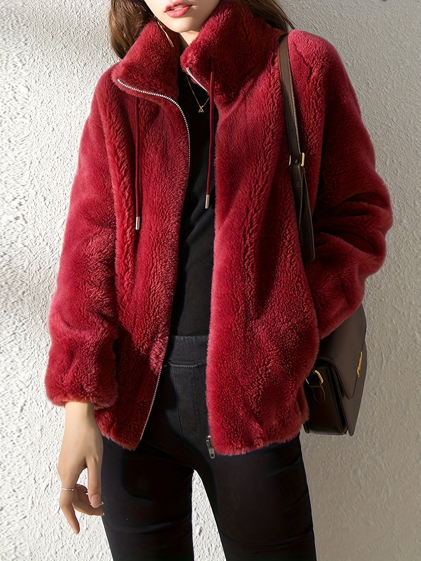 Elmont | Soft-Lined High-Neck Zip Jacket