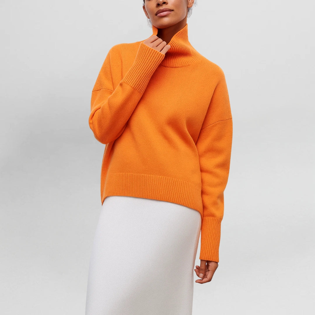 Elmont | High-Neck Knit Sweater