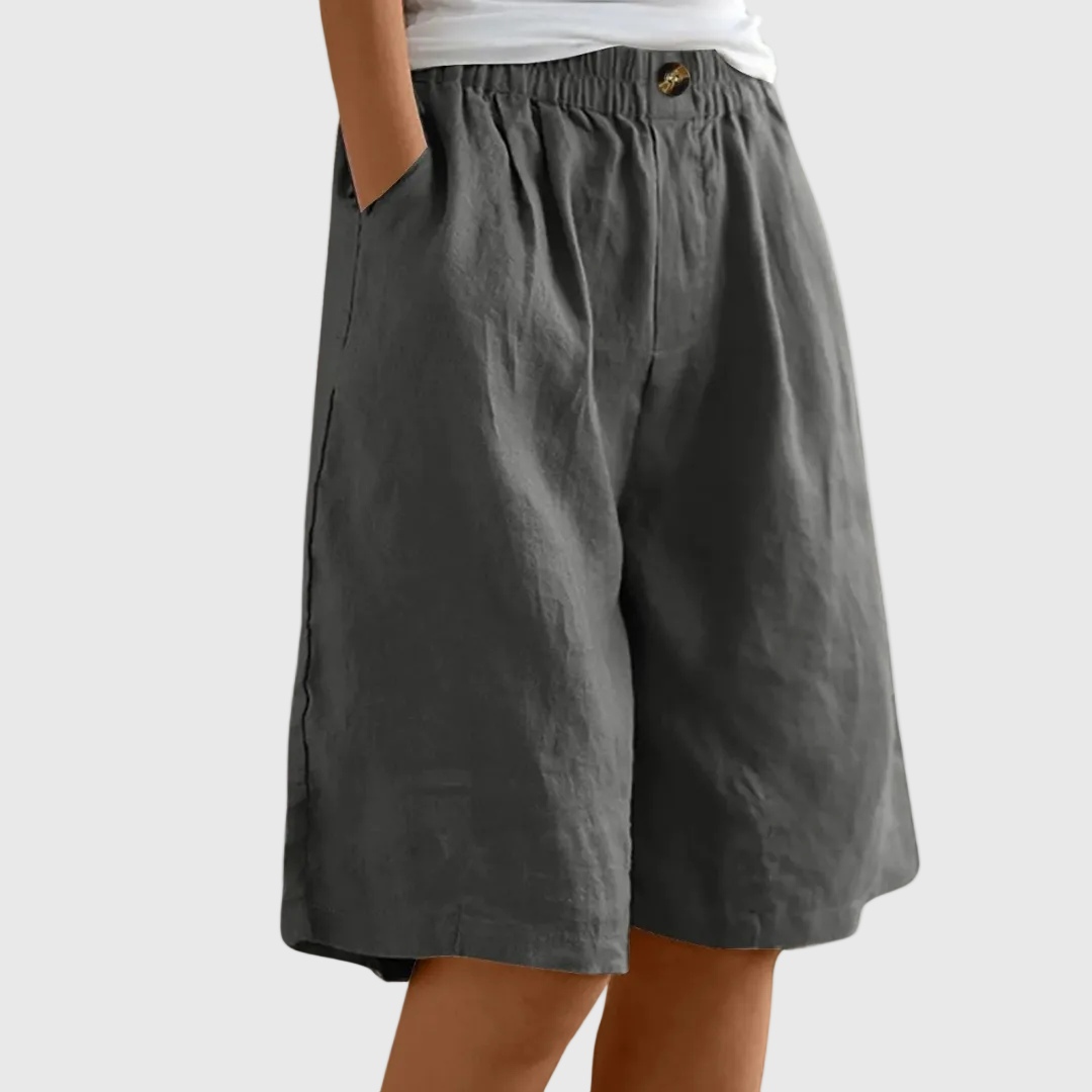 Elmont | Knee-Length Elastic-Waist Shorts