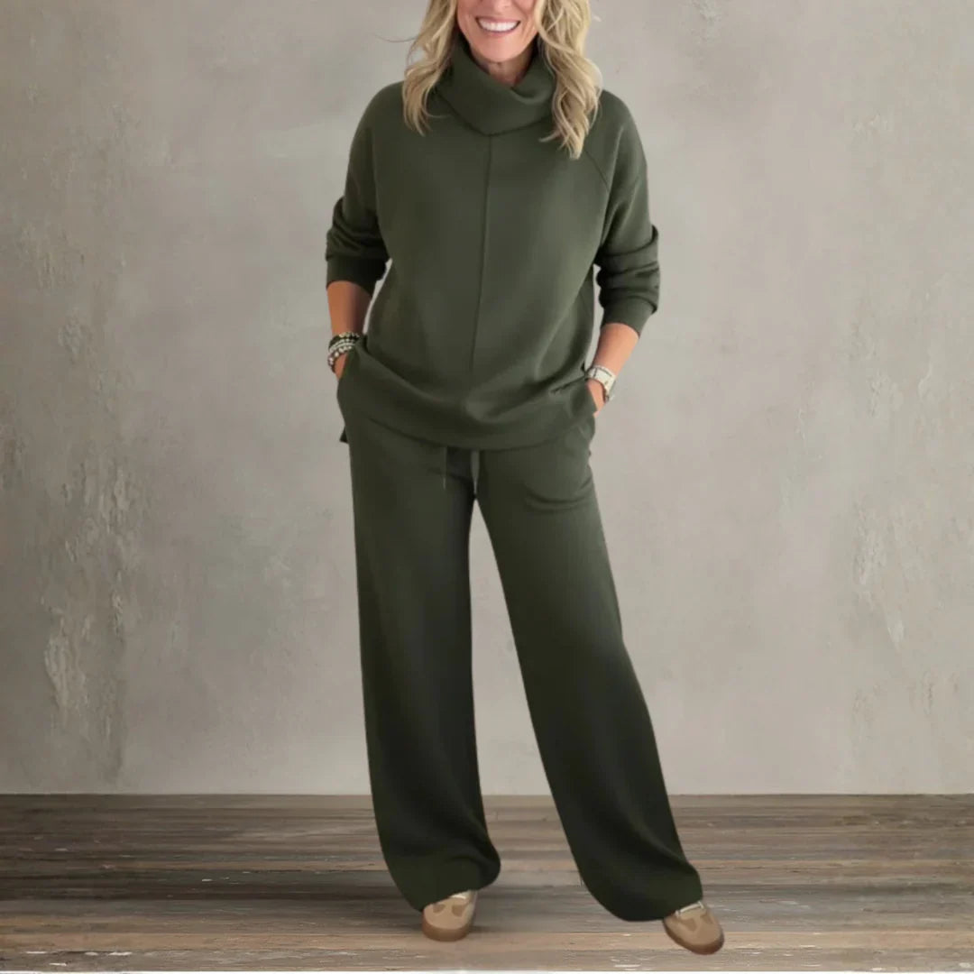 Elmont | High-Collar Casual Set