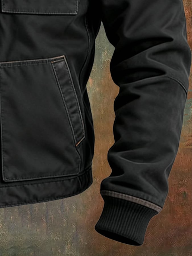 Elmont | Men's Cotton Twill Fleece-Lined Jacket