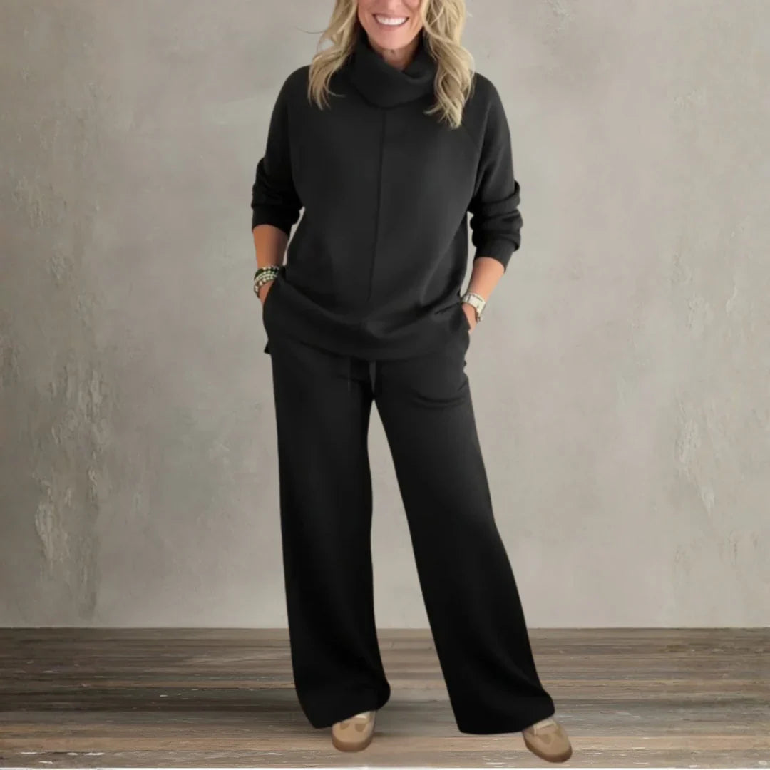 Elmont | High-Collar Casual Set
