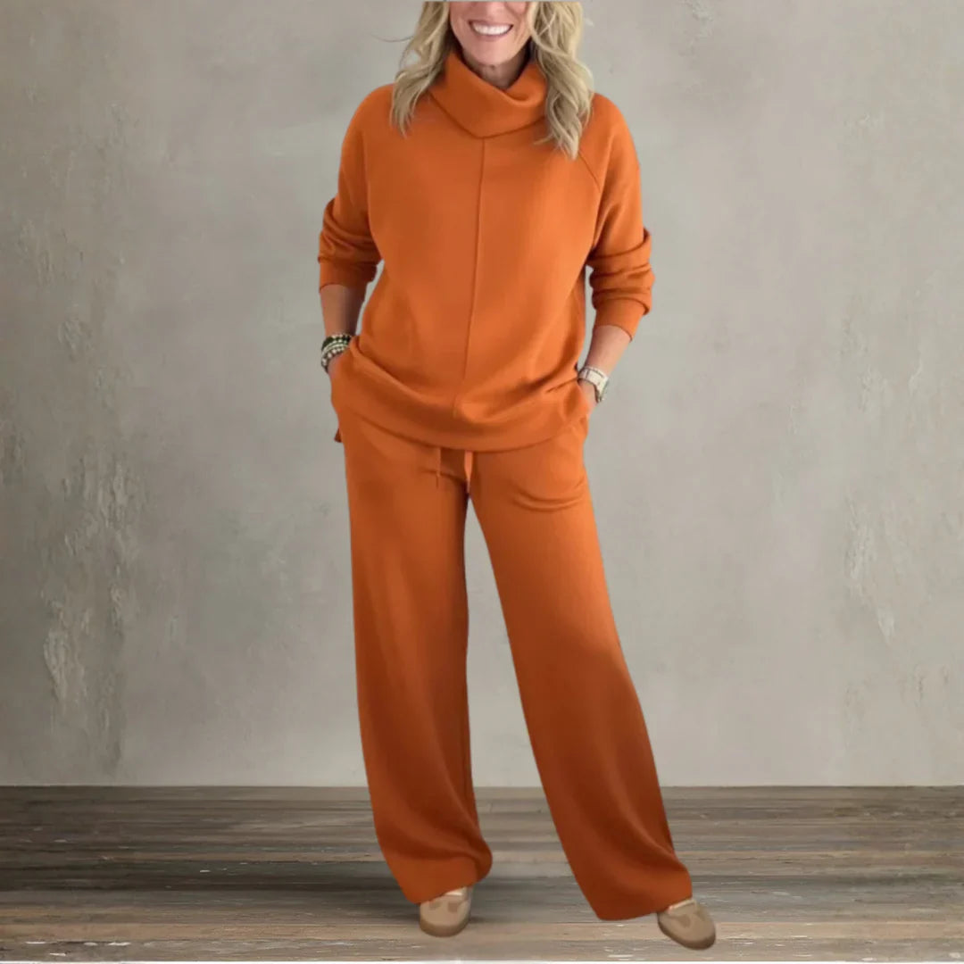 Elmont | High-Collar Casual Set