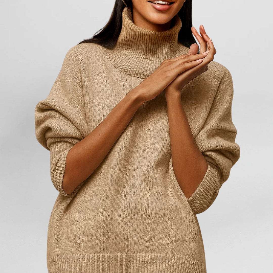 Elmont | High-Neck Knit Sweater