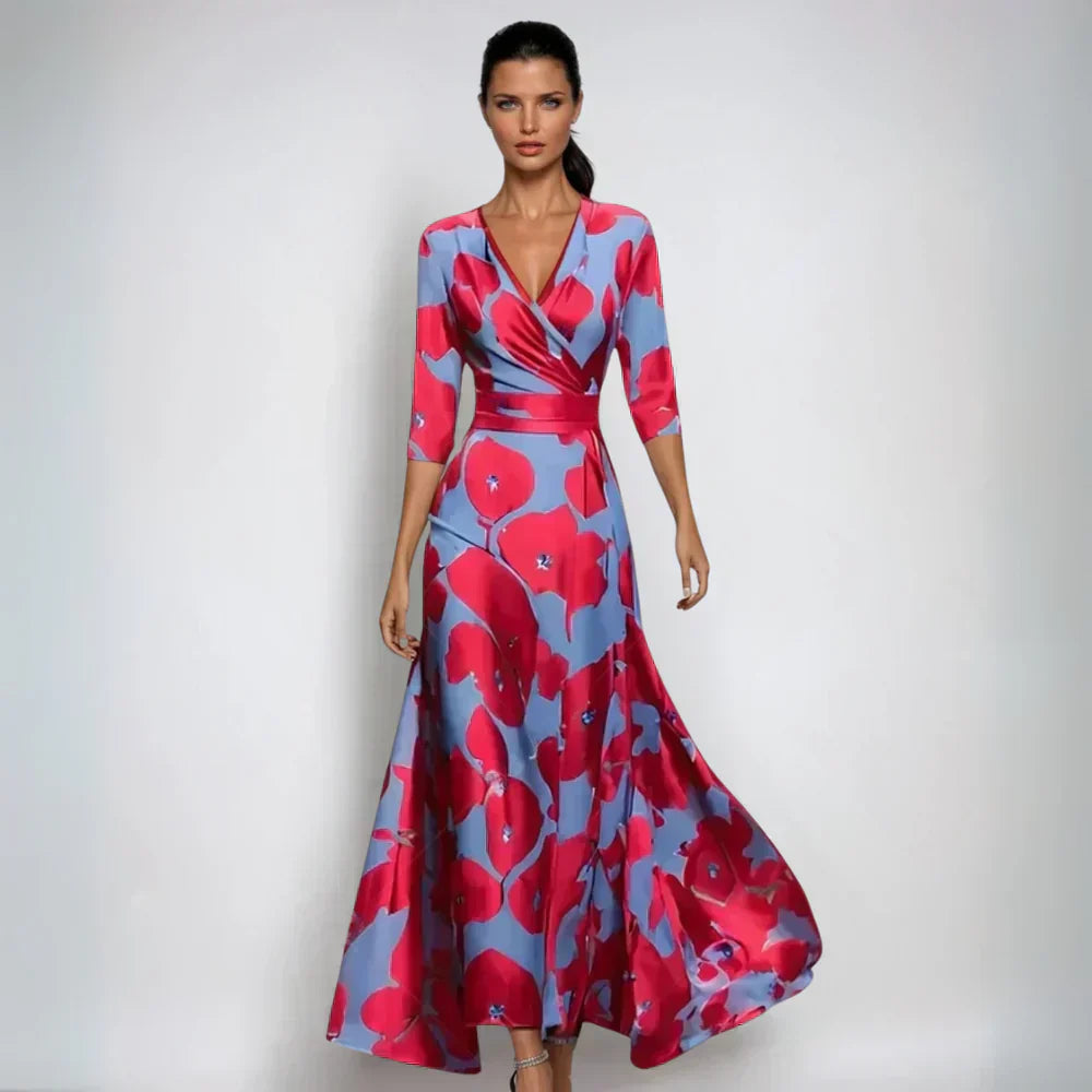 M&H | Floral Print Wrap Dress