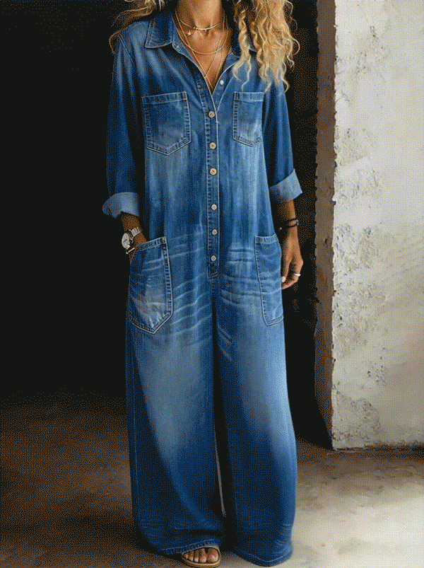 M&H | Jumpsuit with Patch Pockets