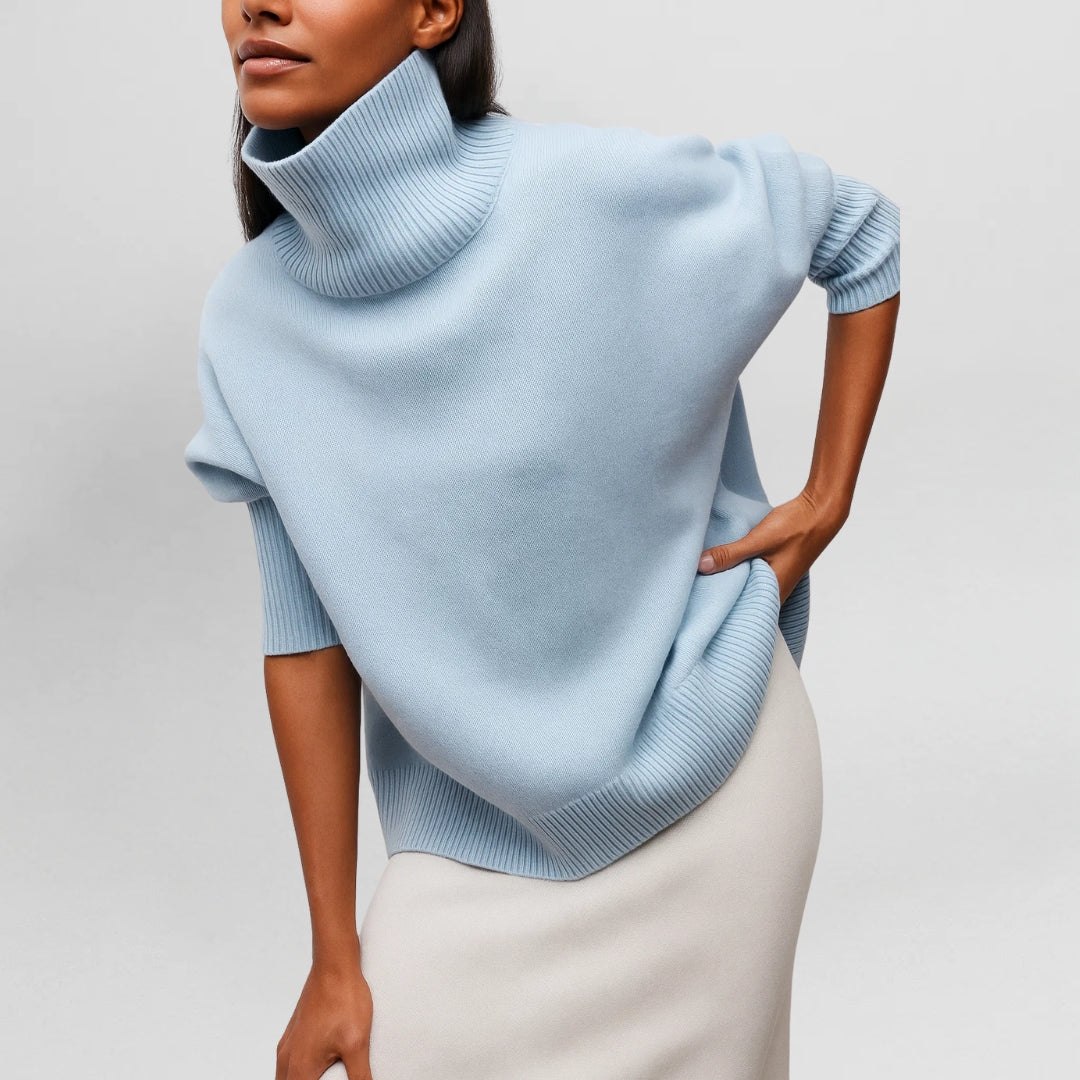 Elmont | High-Neck Knit Sweater