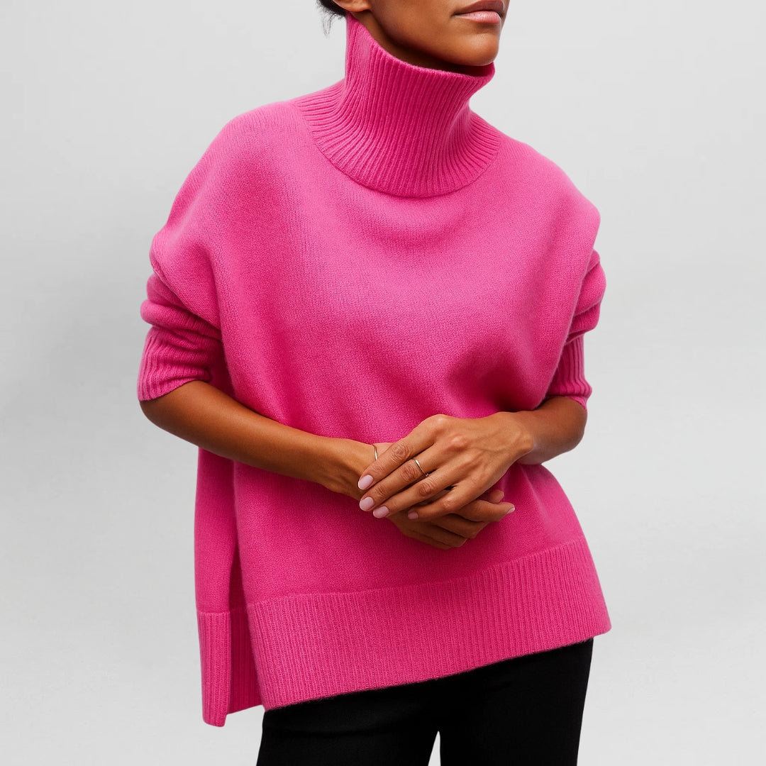 Elmont | High-Neck Knit Sweater