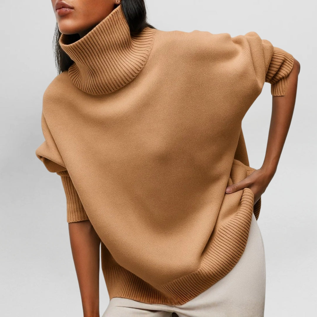 Elmont | High-Neck Knit Sweater