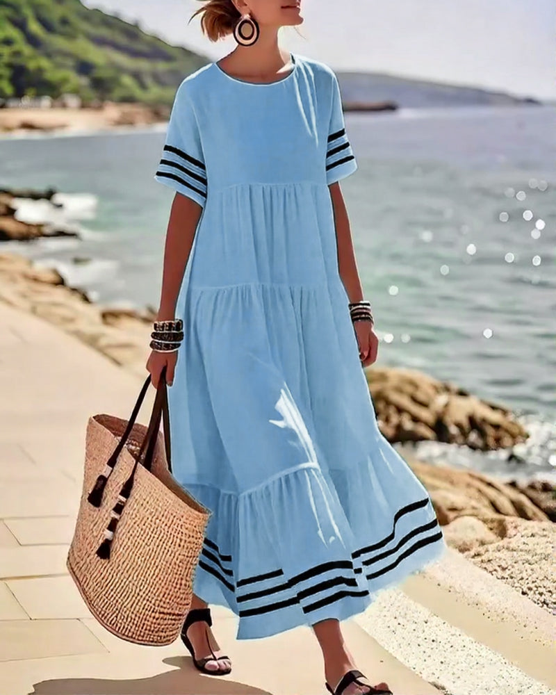 M&H | Cotton Blend Midi Dress