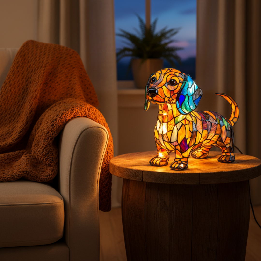 Elmont | Dachshund Table Lamp