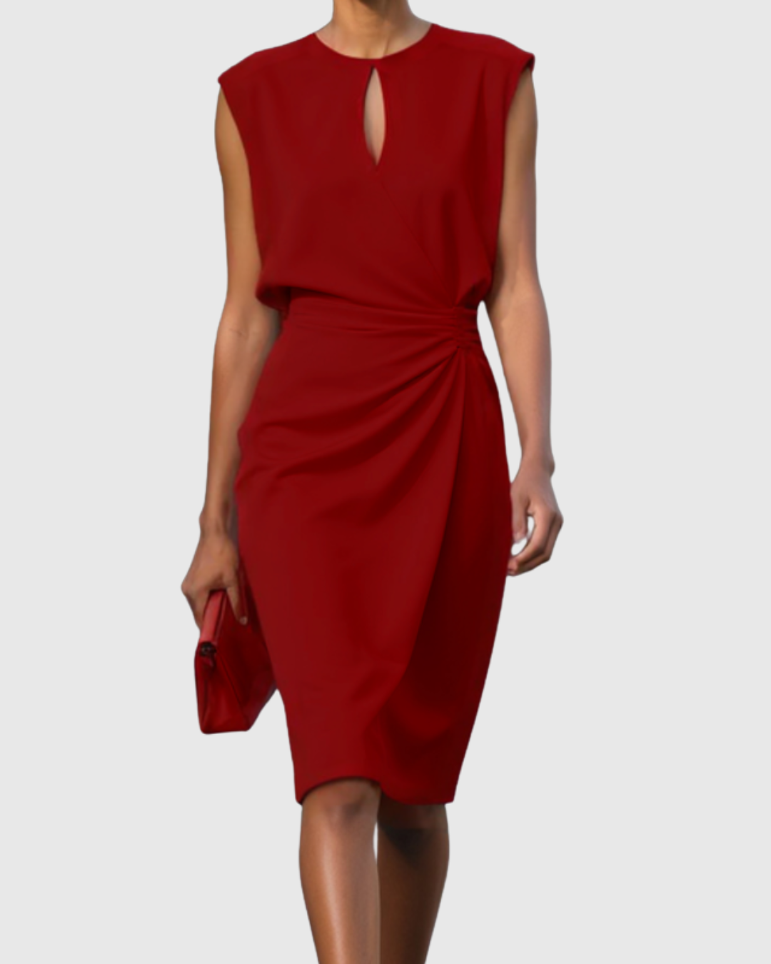 M&H | Draped Midi Dress