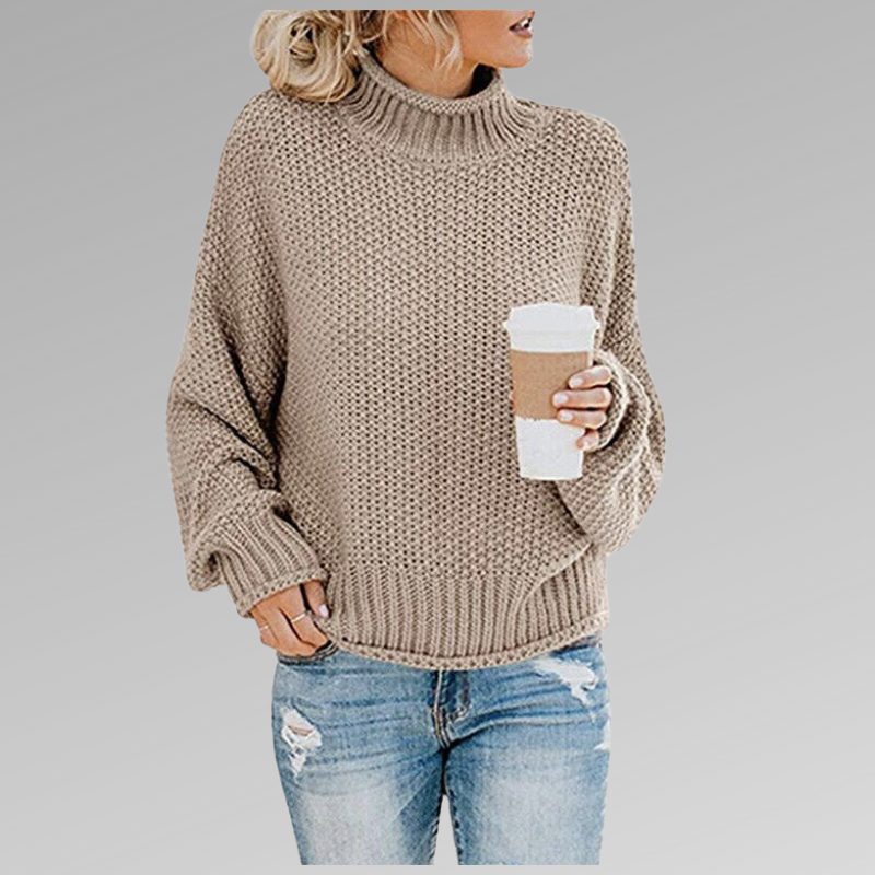 Elmont | High-Neck Knit Sweater