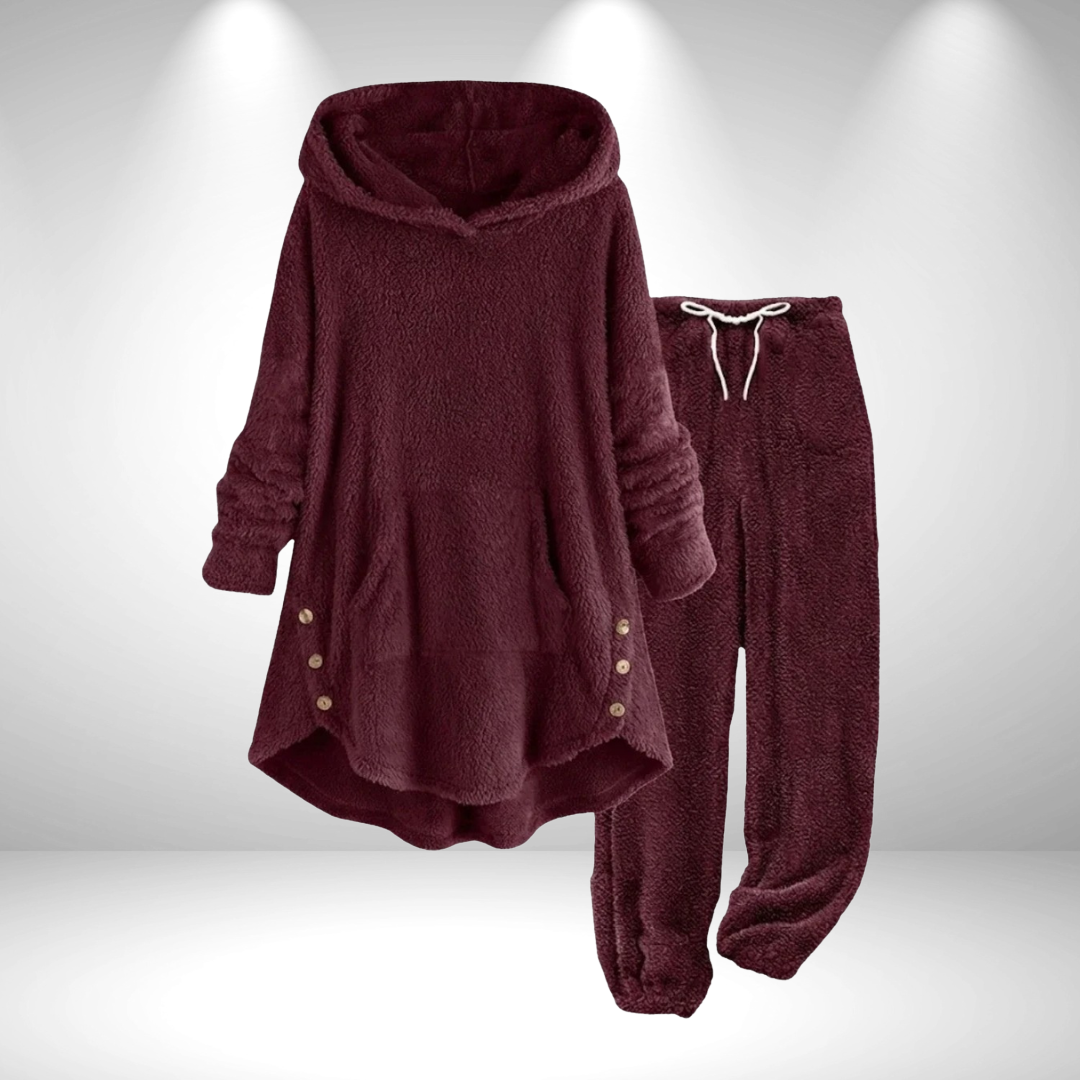Elmont | Plush Tunic Hoodie & Jogger Set