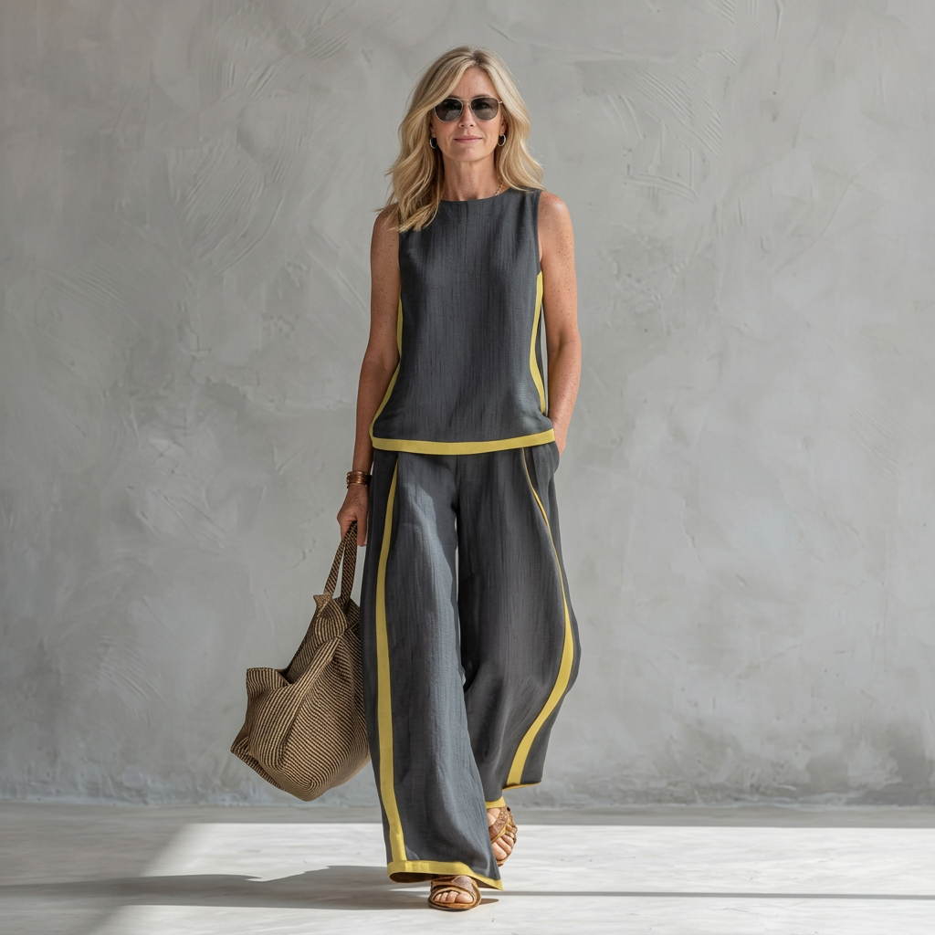 M&H | Cotton-Linen Two-Piece Set