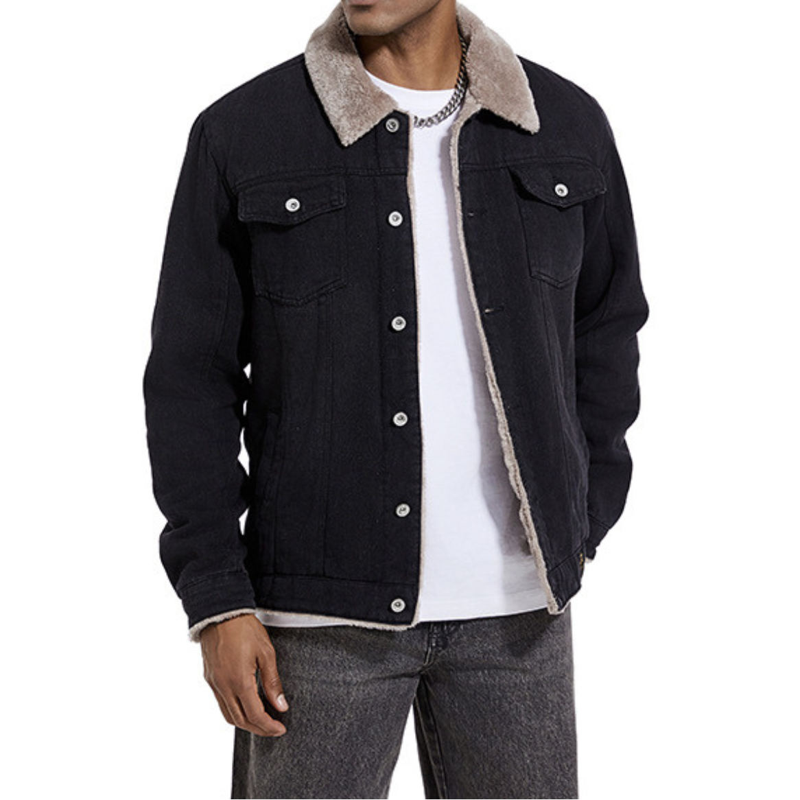 Elmont | Padded Denim Jacket