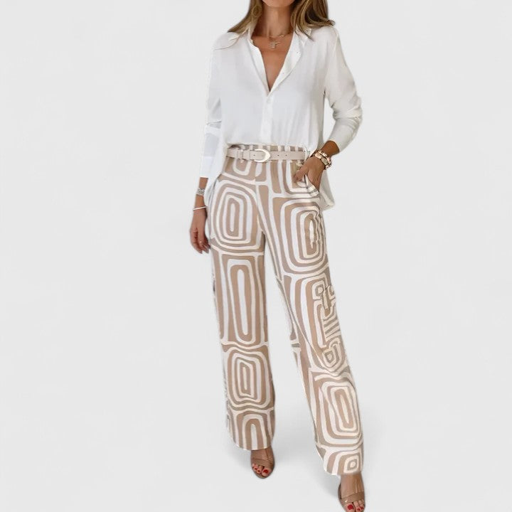 M&H | Geometric Print Two-Piece Set