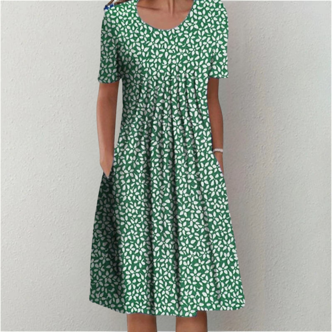 Sarah | Loose Floral Midi Dress