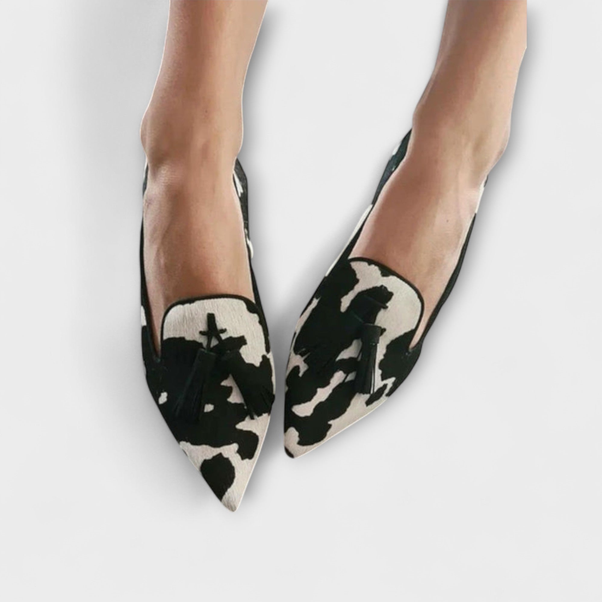 Elmont | Animal-Print Tassel Loafers
