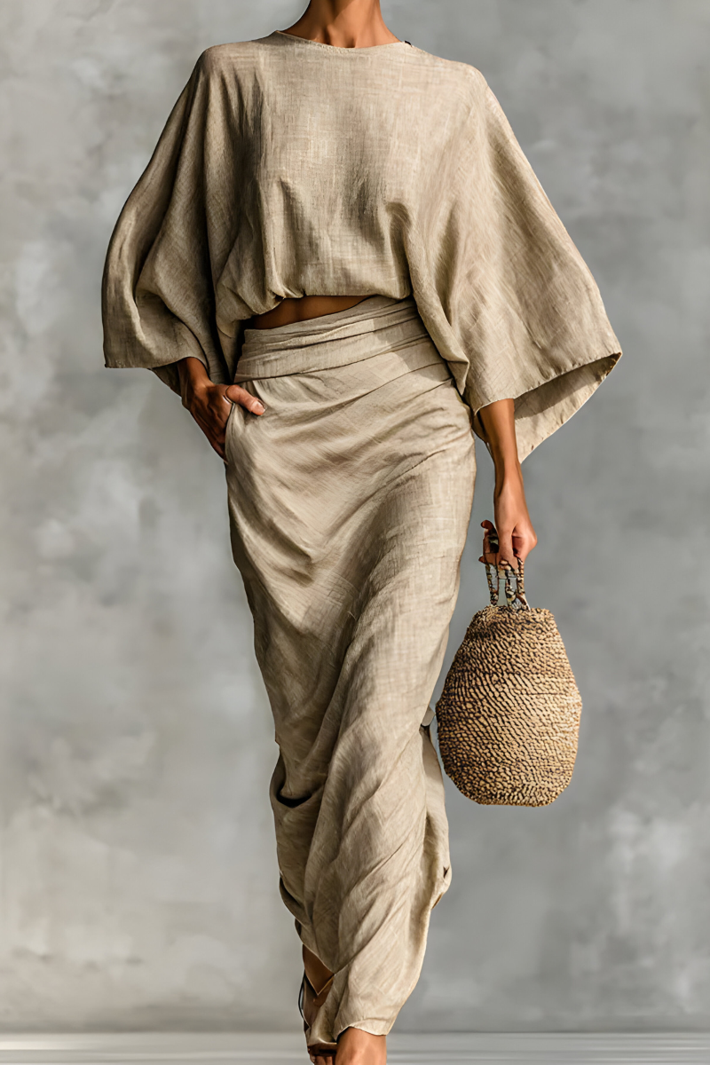 Elmont | Two-Piece Top and Skirt Set