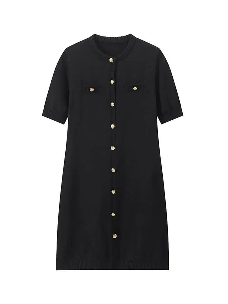 M&H | Ribbed Knit Sheath Dress