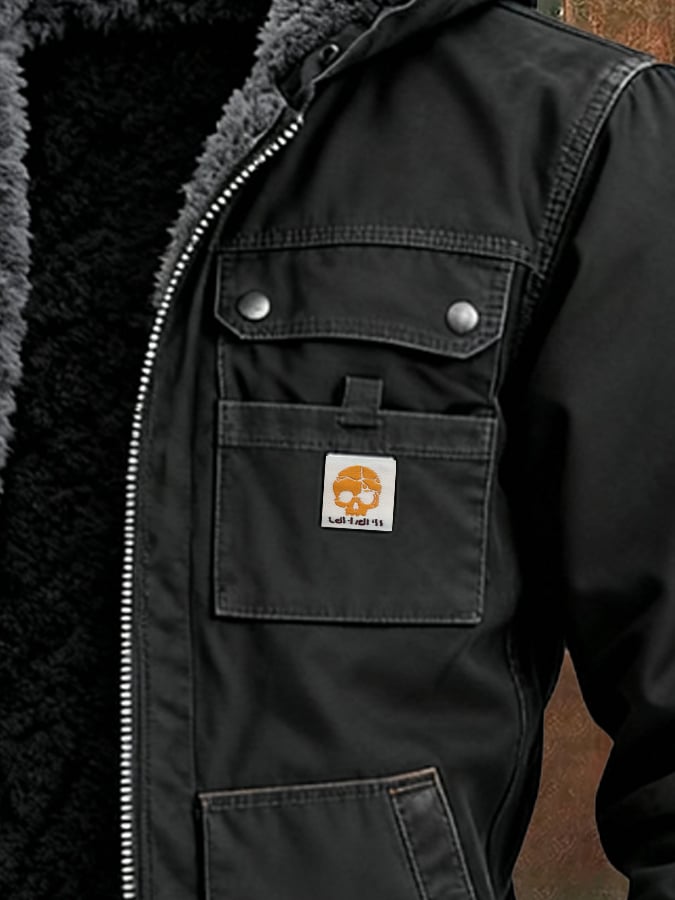 Elmont | Men's Cotton Twill Fleece-Lined Jacket