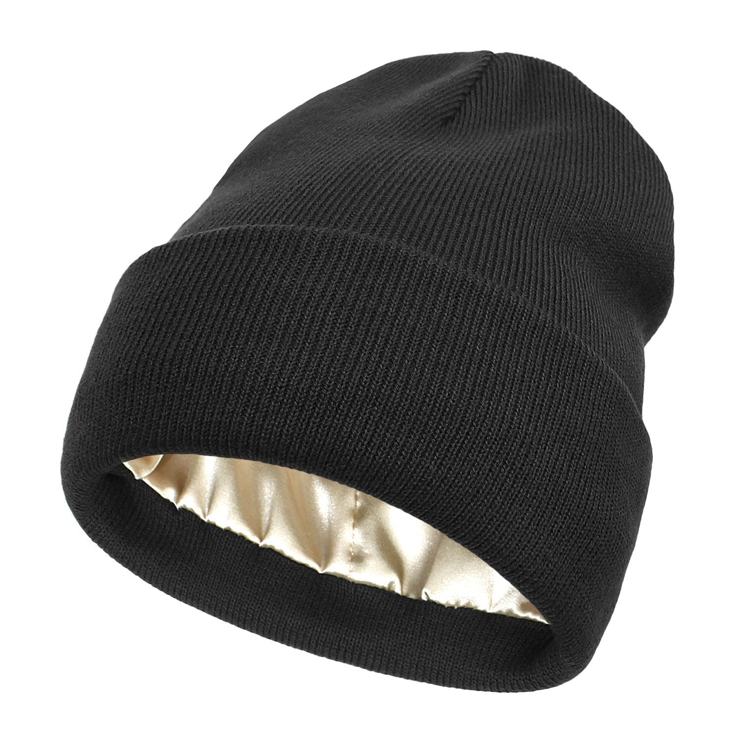 Elmont | Satin-Lined Knit Beanie