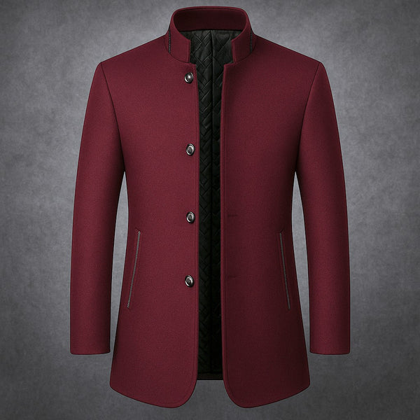 Elmont | Classic Mandarin-Collar Coat