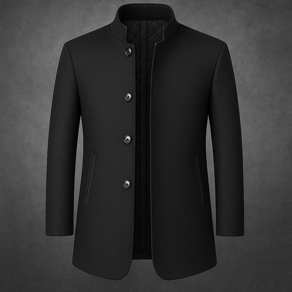 Elmont | Classic Mandarin-Collar Coat