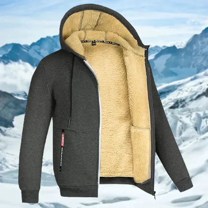 Elmont | Hooded Fleece-Lined Winter Jacket