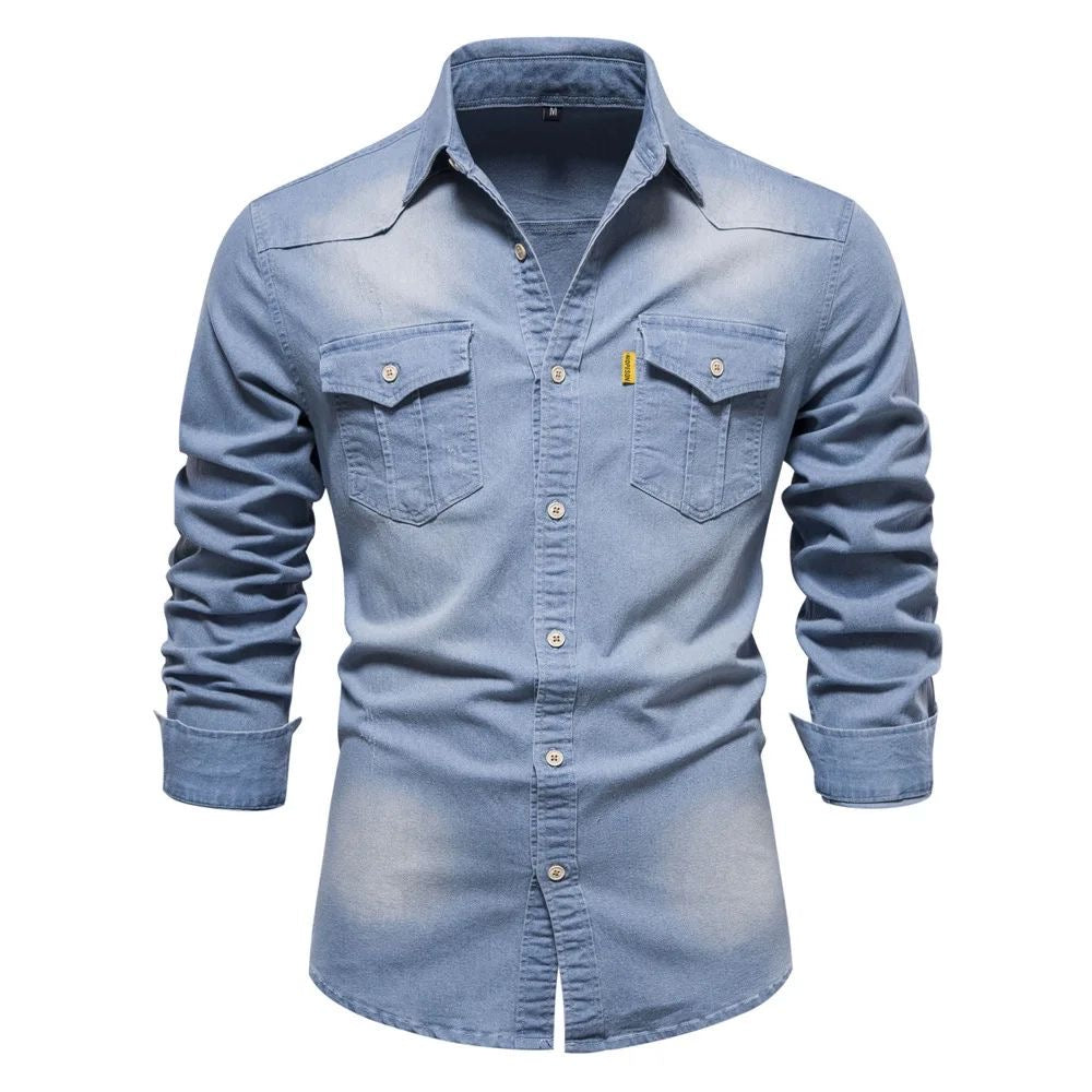 Elmont | Men's Cotton Denim Shirt