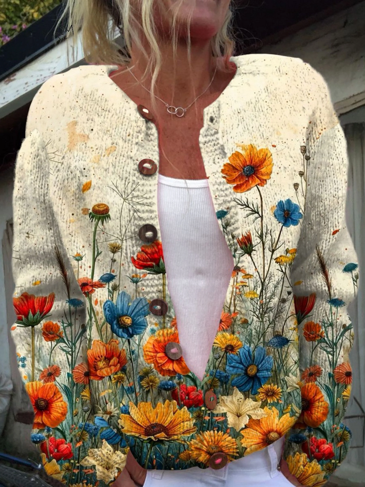 Elmont | Open-Front Knit Cardigan