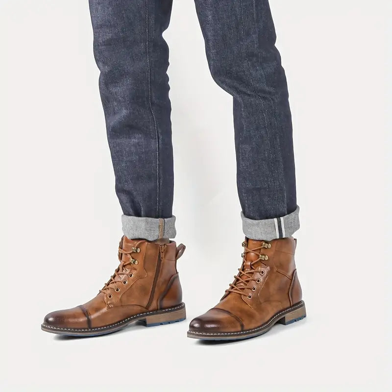 Elmont | PU Leather Boots
