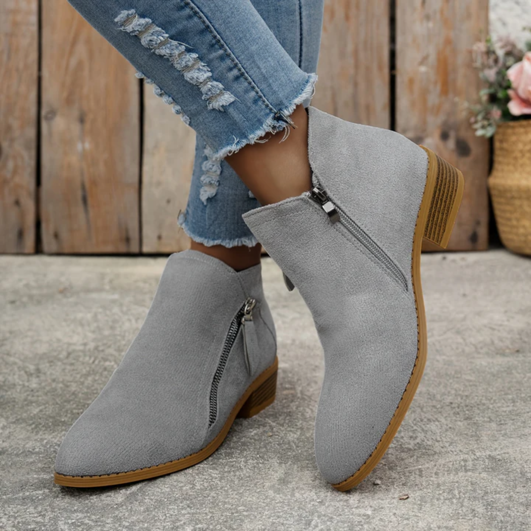 Elmont | Women's Orthopedic Leather Ankle Boots