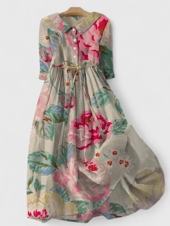 M&H | Lace-Up Waist Dress