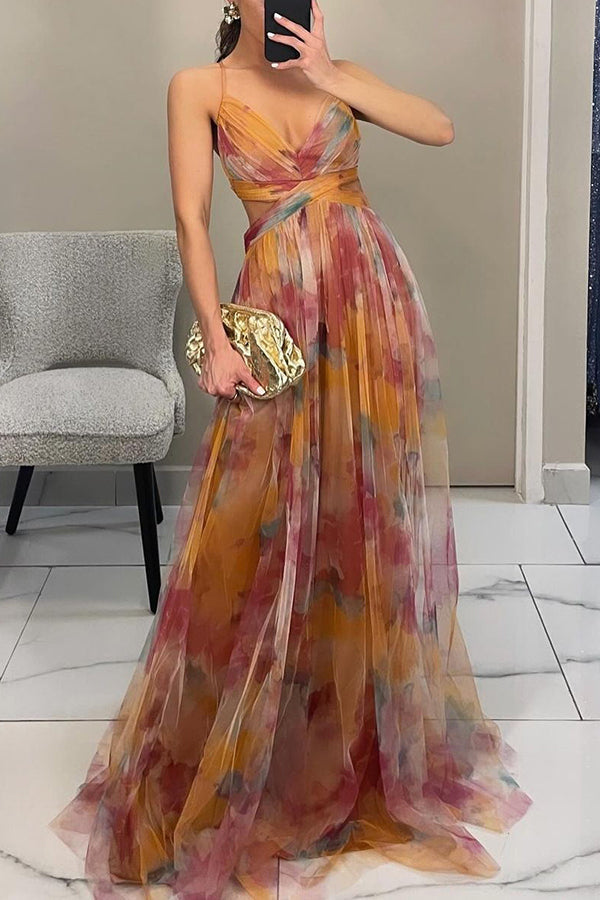 M&H | Spaghetti Strap Gown