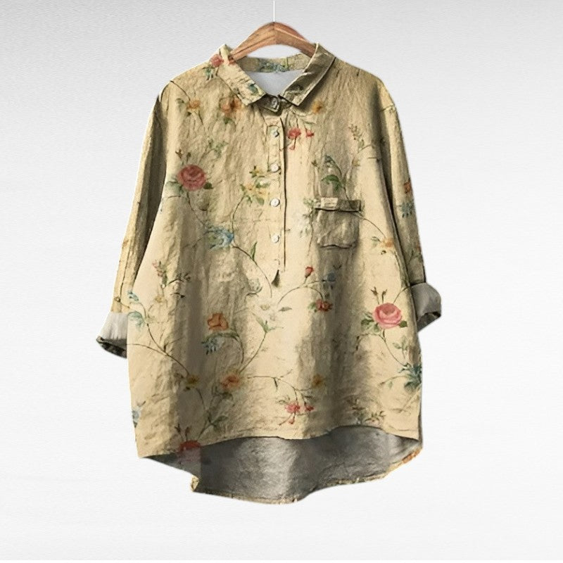 M&H | Vintage Polyester-Viscose Blend Blouse