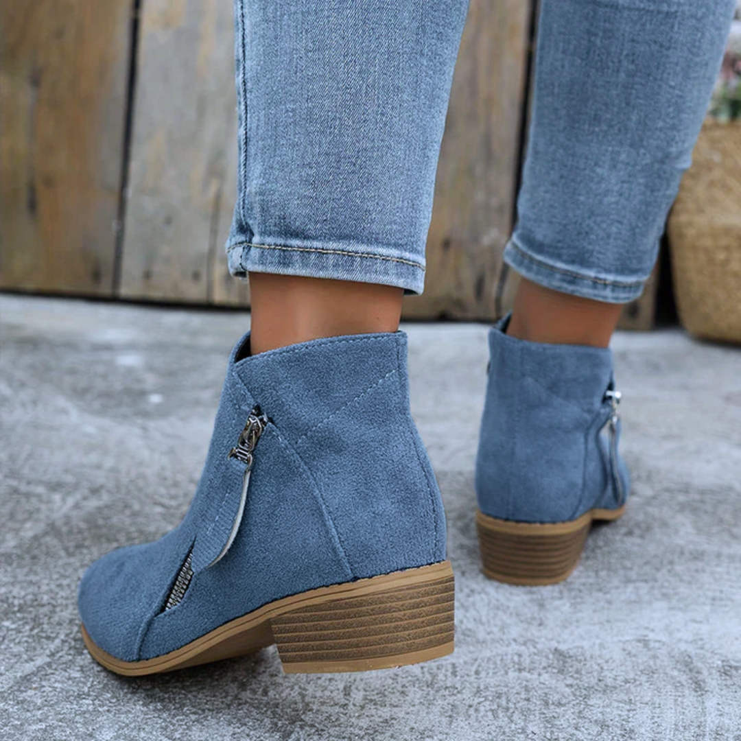 Elmont | Women's Orthopedic Leather Ankle Boots