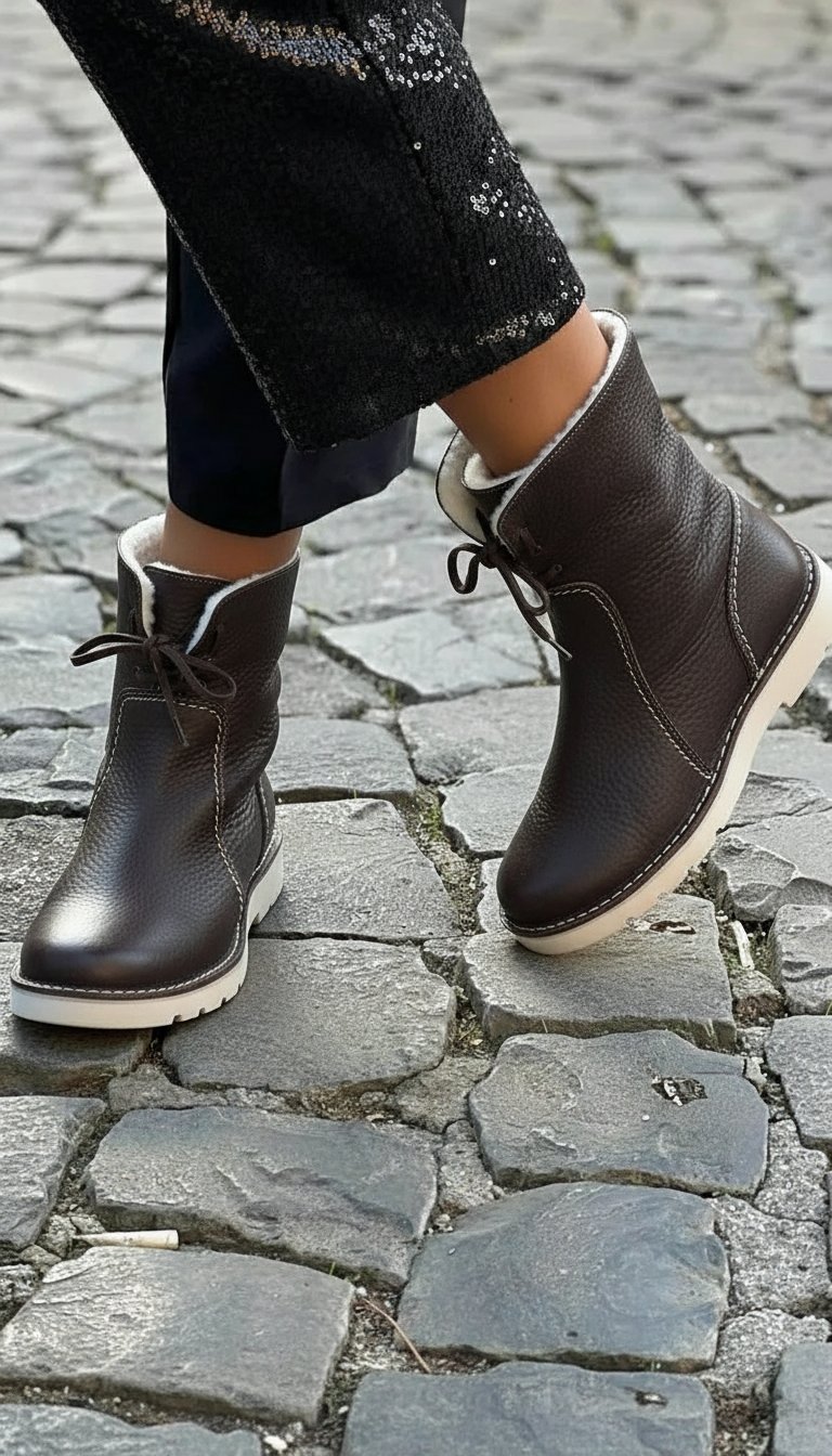 Elmont | Lined Lace-Up Boots